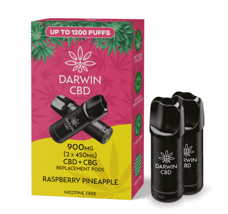 cbd pods for vape pen Buy Darwin Replacement Pod - 900mg FLAVOR:KIWI DRAGONBERRY Coil Resistance_0.6 / 0.8 / 1.2 Ohm Vapid Slamtruck Review &