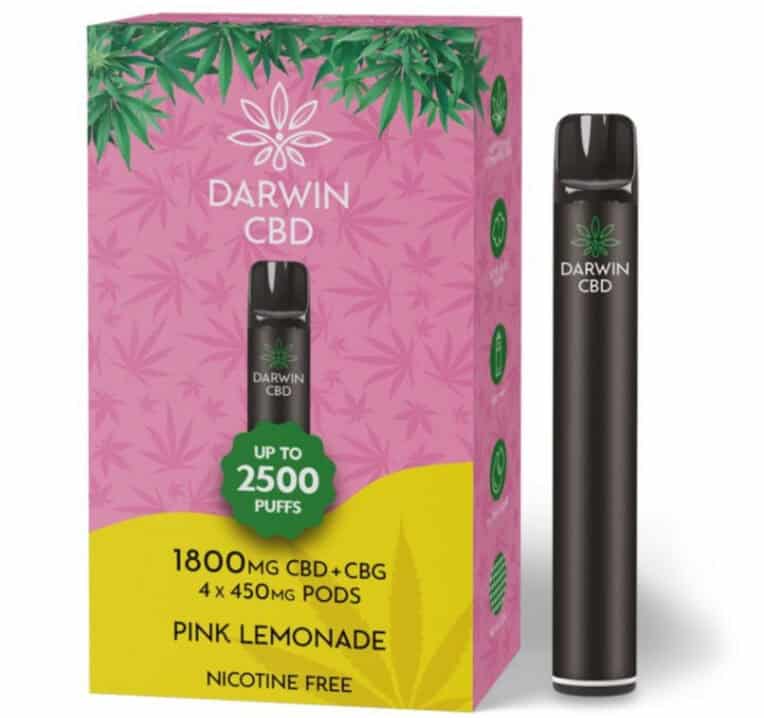 Darwin CBD Starter Kit – 1800mg – Pink Lemonade