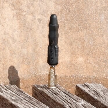 Dynavap B2 on a park bench