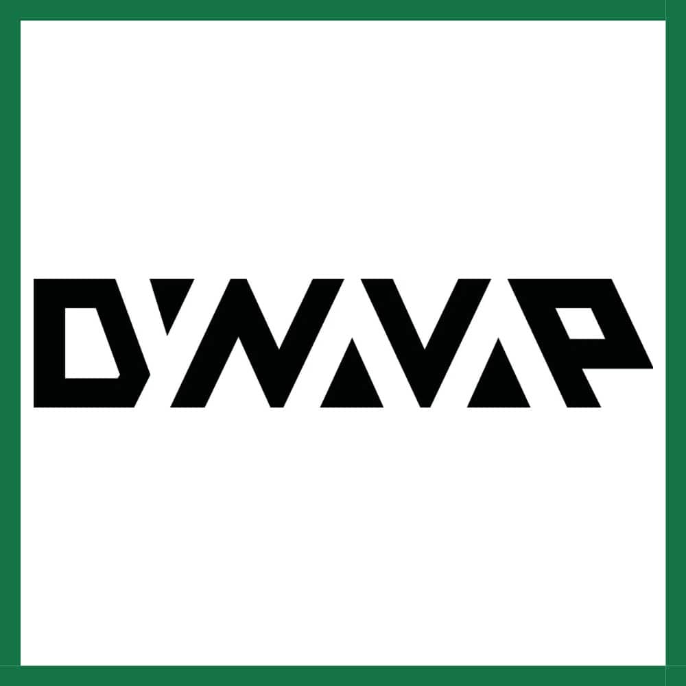 Dynavap Logo white background green trim
