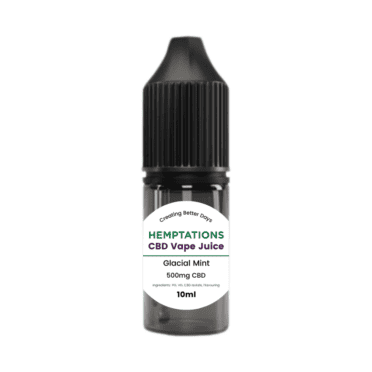 Hemptations CBD Vape Juice 500mg - Glacial Mint