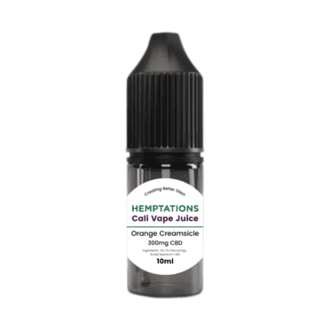Hemptations Cali CBD Vape Juice 300mg - Orange Creamsicle