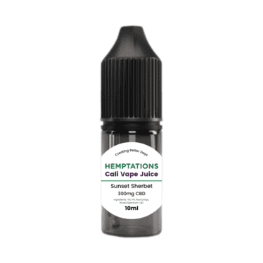 Hemptations Cali CBD Vape Juice 300mg - Sunset Sherbet