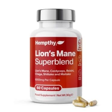Hempthy Lions Mane Superblend Capsules