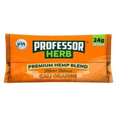 Professor Herb Hemp Smoking Blend 1400mg CBD - Cali Orange white background