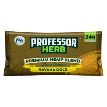 Professor Herb Hemp Smoking Blend 1400mg CBD - Havana Gold white background