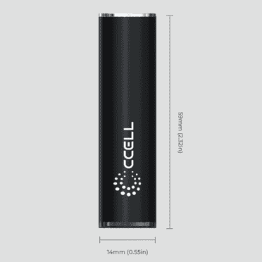 CCELL M4 Tiny Battery Specifications grey background