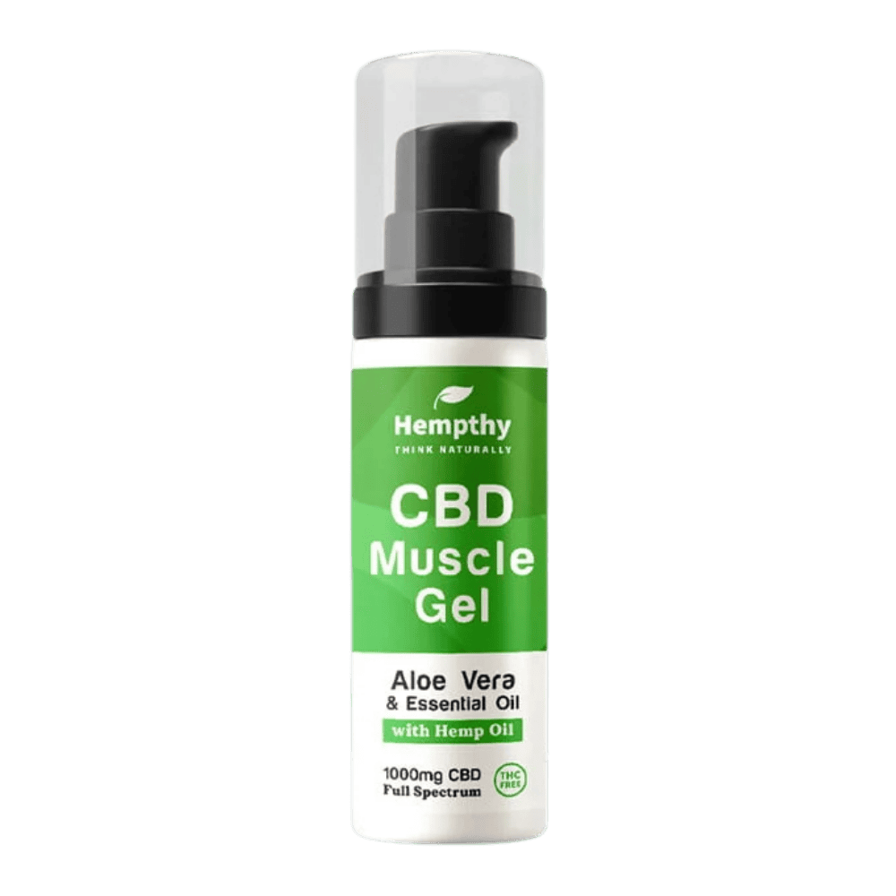 Hempthy Aloe Vera CBD Muscle Gel 1000mg