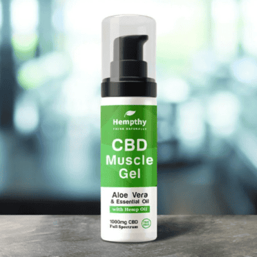 Hempthy Aloe Vera CBD Muscle Gel 1000mg