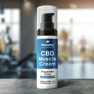 Hempthy CBD Muscle Cream 1000mg Peppermint