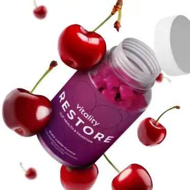 Vitality Restore Gummies Black Cherry